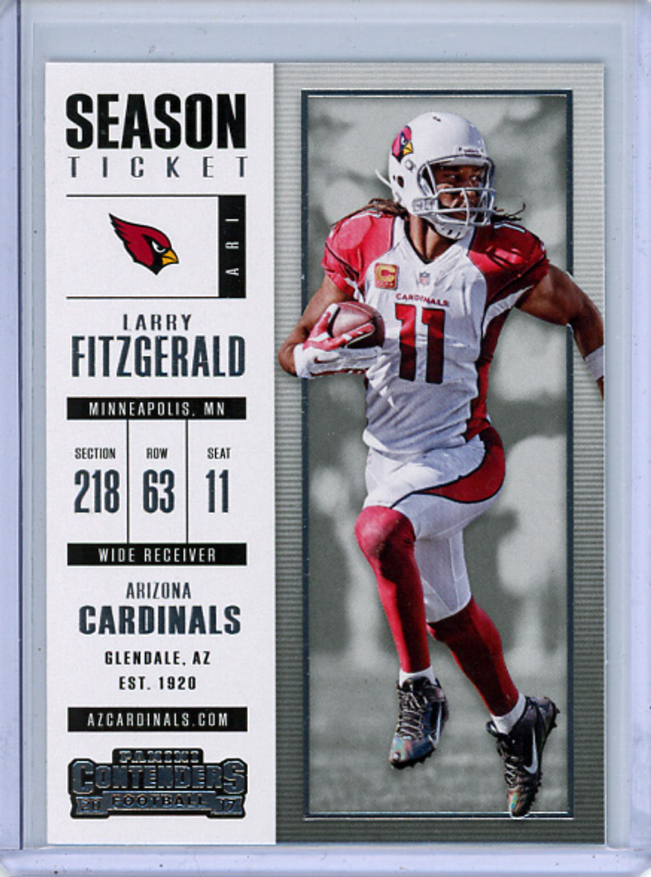 Larry Fitzgerald 2017 Contenders #51