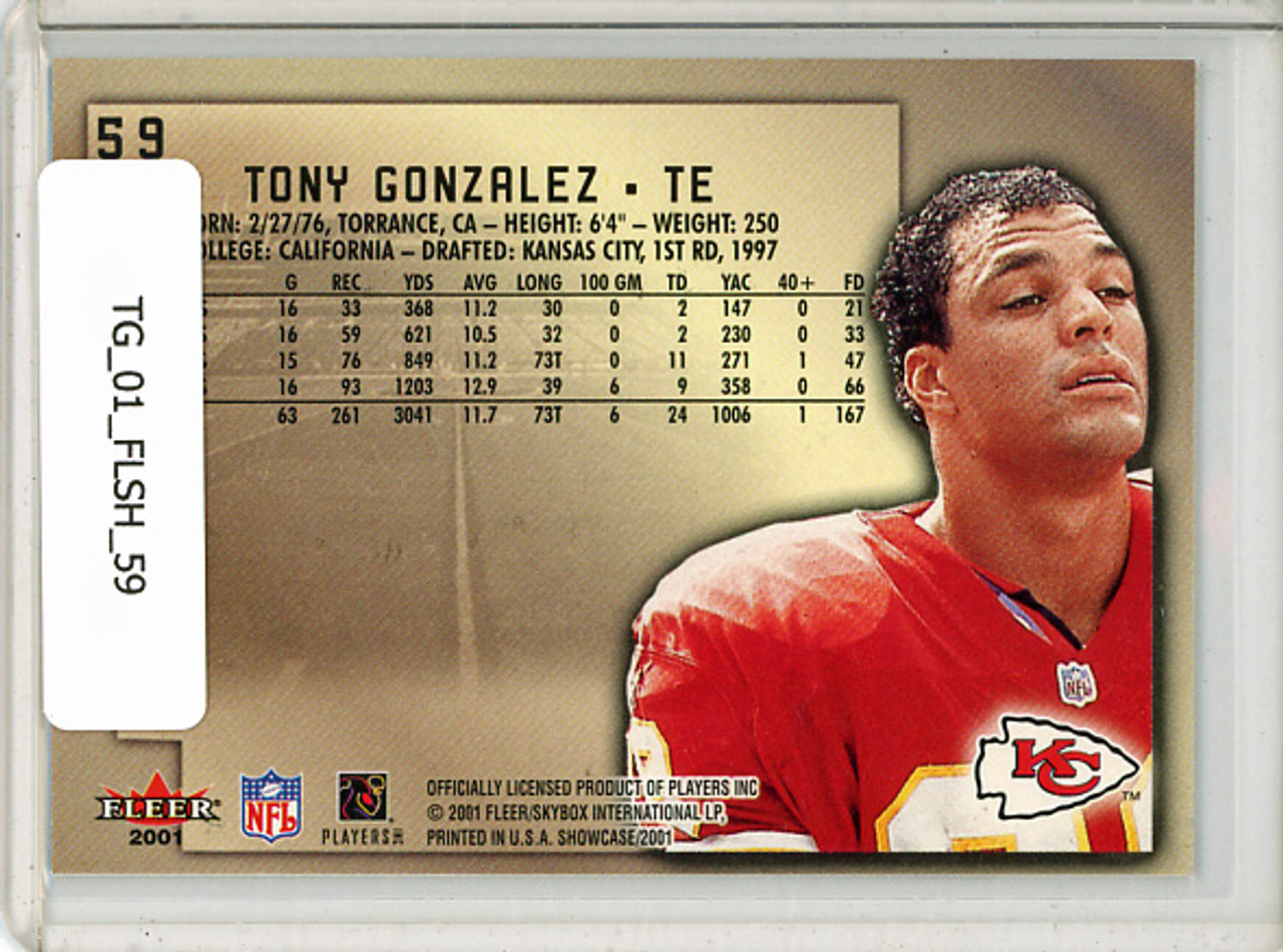 Tony Gonzalez 2001 Showcase #59