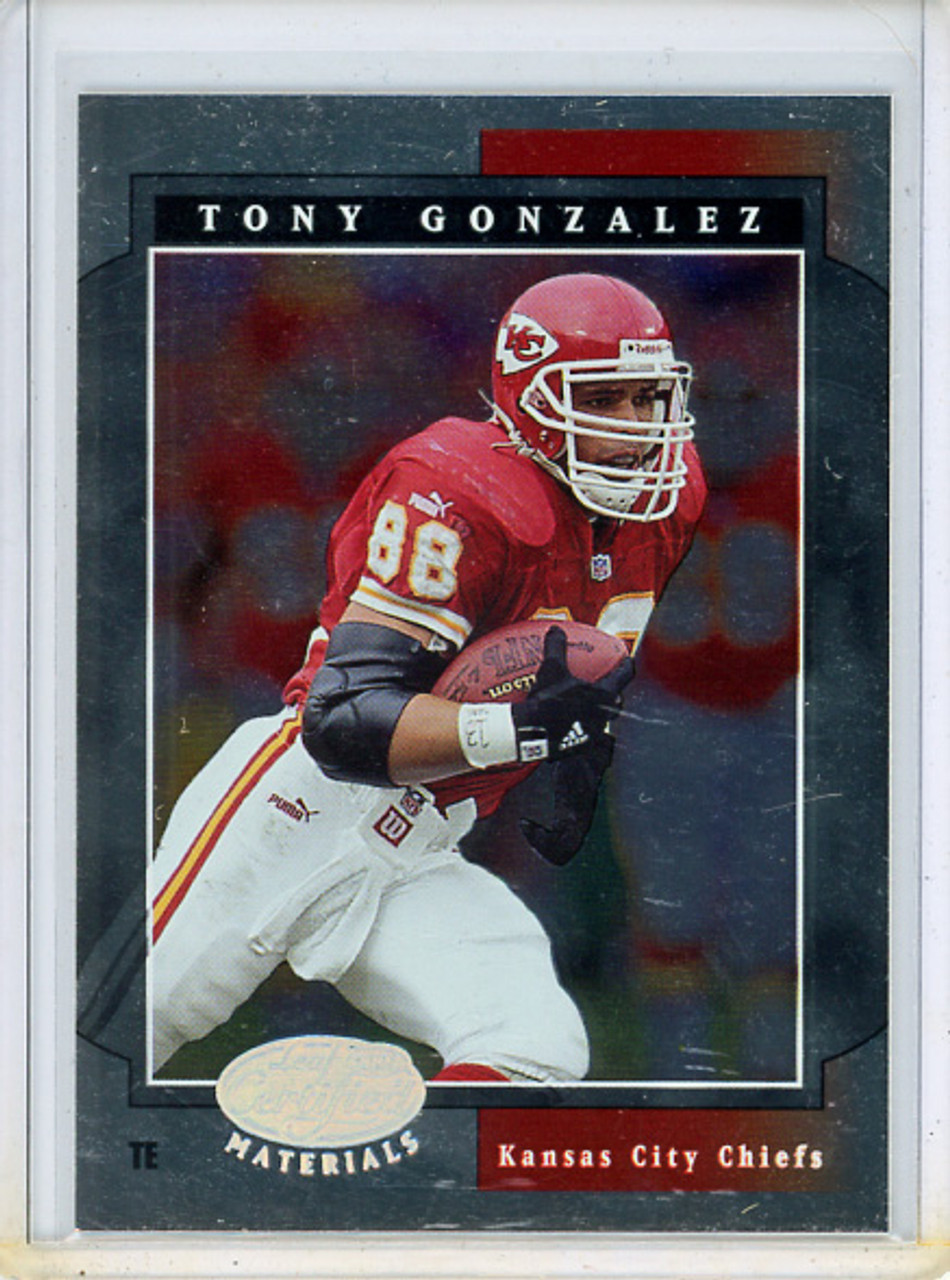 Tony Gonzalez 2001 Certified Materials #92