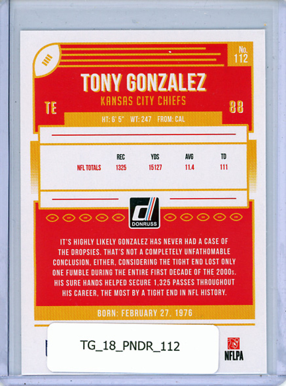 Tony Gonzalez 2018 Donruss #112