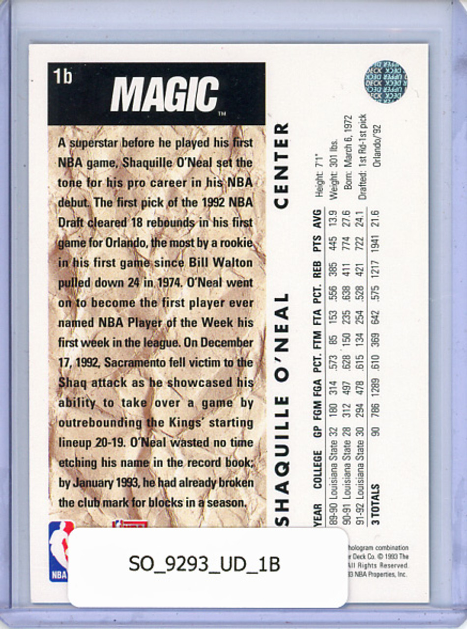 Shaquille O'Neal 1992-93 Upper Deck #1 Trade Card