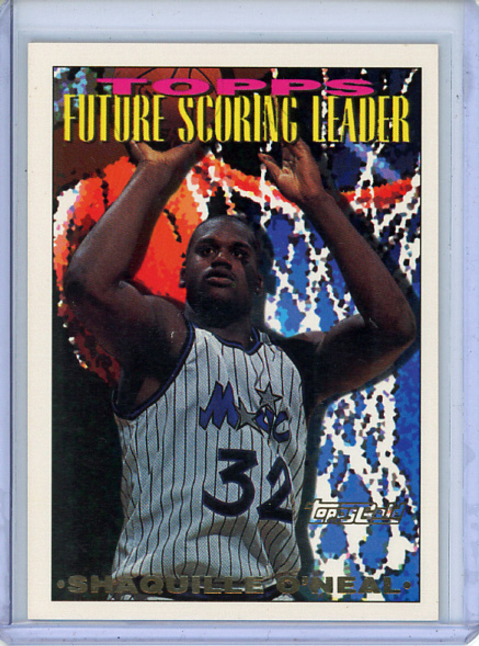 Shaquille O'Neal 1993-94 Topps Gold #386 Future Scoring Leader