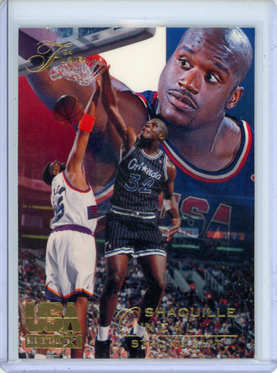 Shaquille O'Neal 1994 Flair USA #73 Strong Suit