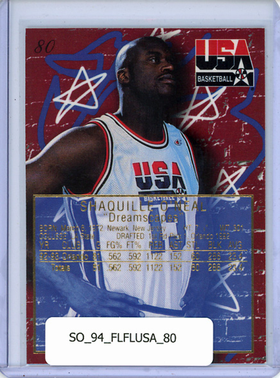 Shaquille O'Neal 1994 Flair USA #80 Dreamscapes