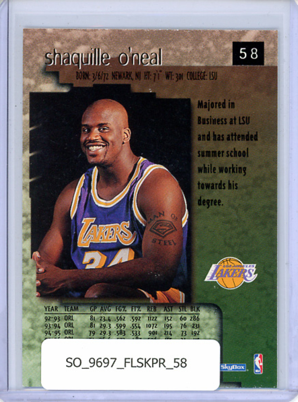 Shaquille O'Neal 1996-97 Skybox Premium #58