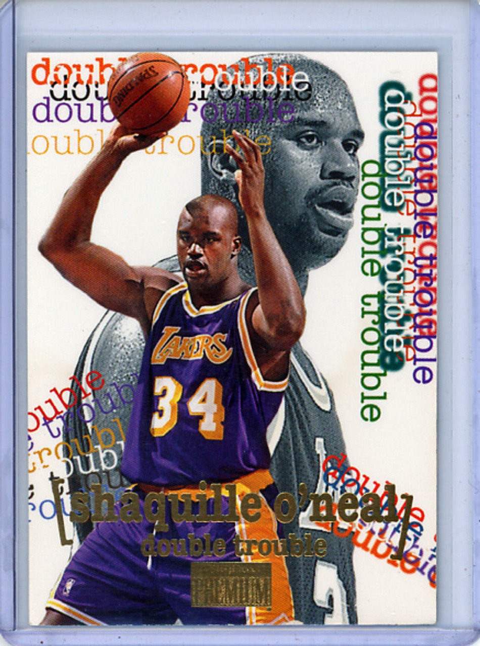 Shaquille O'Neal 1996-97 Skybox Premium #274 Double Trouble