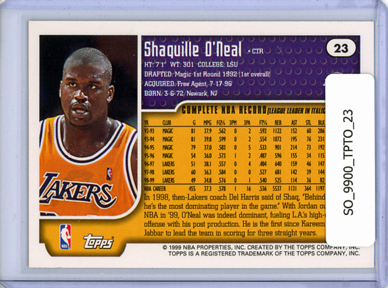 Shaquille O'Neal 1999-00 Topps Tip-Off #23