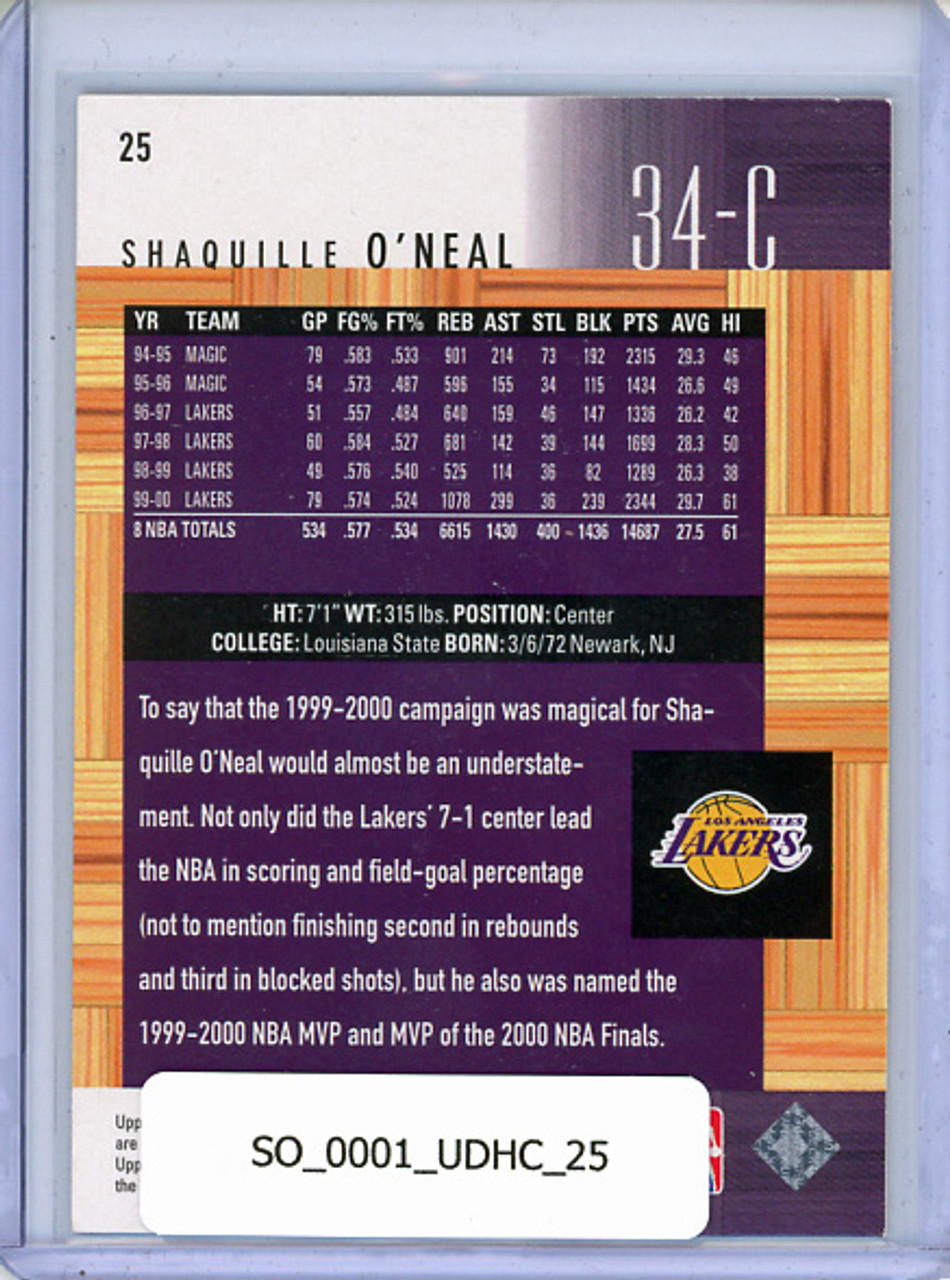 Shaquille O'Neal 2000-01 Hardcourt #25