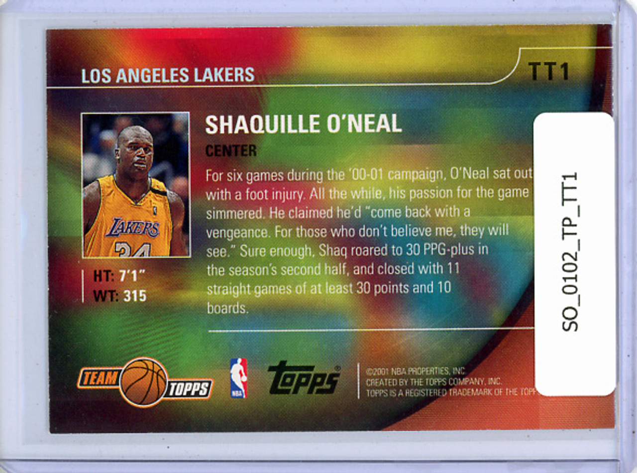 Shaquille O'Neal 2001-02 Topps, Team Topps #TT1
