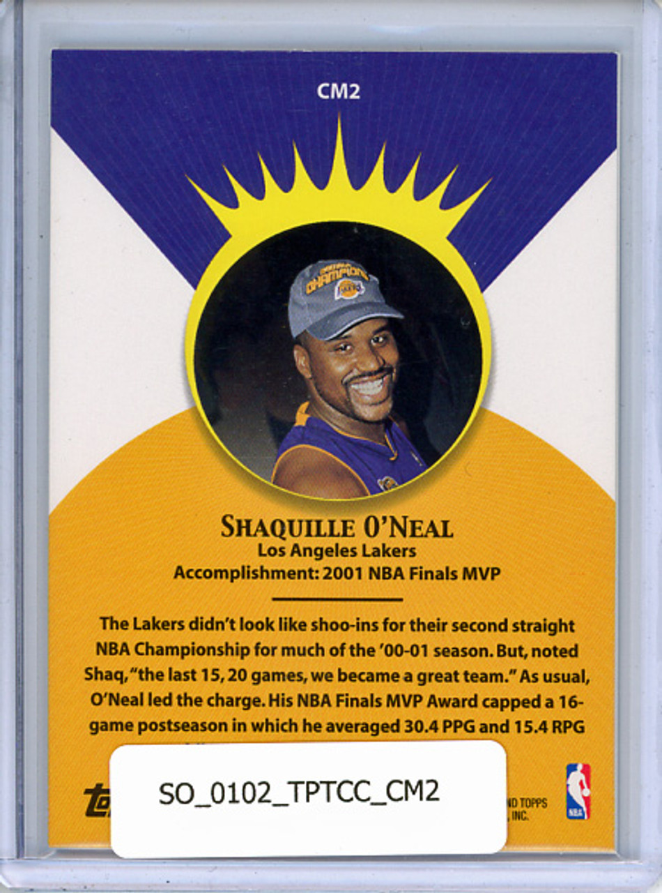 Shaquille O'Neal 2001-02 Topps TCC, Crowning Moment #CM2
