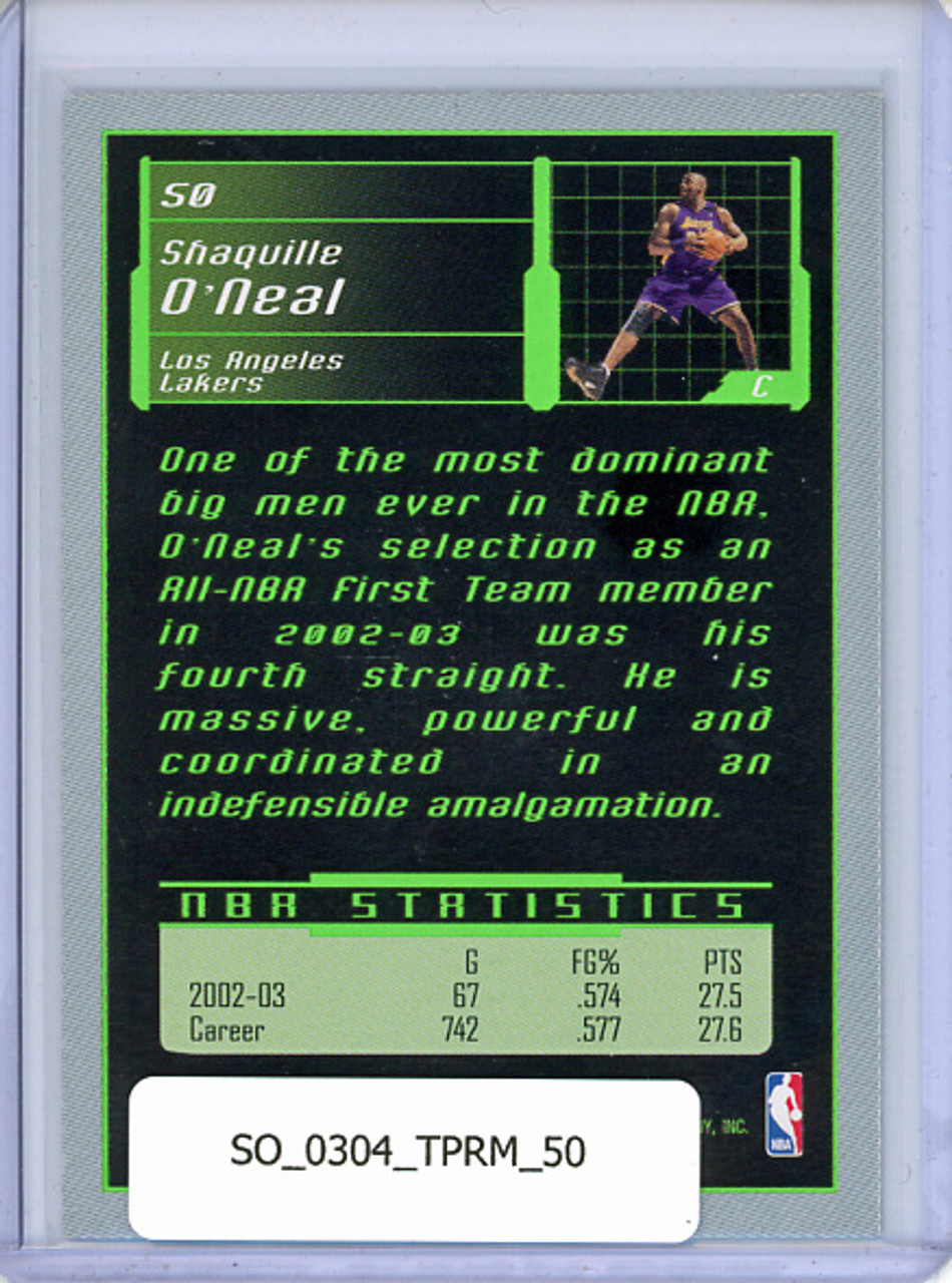 Shaquille O'Neal 2003-04 Rookie Matrix #50
