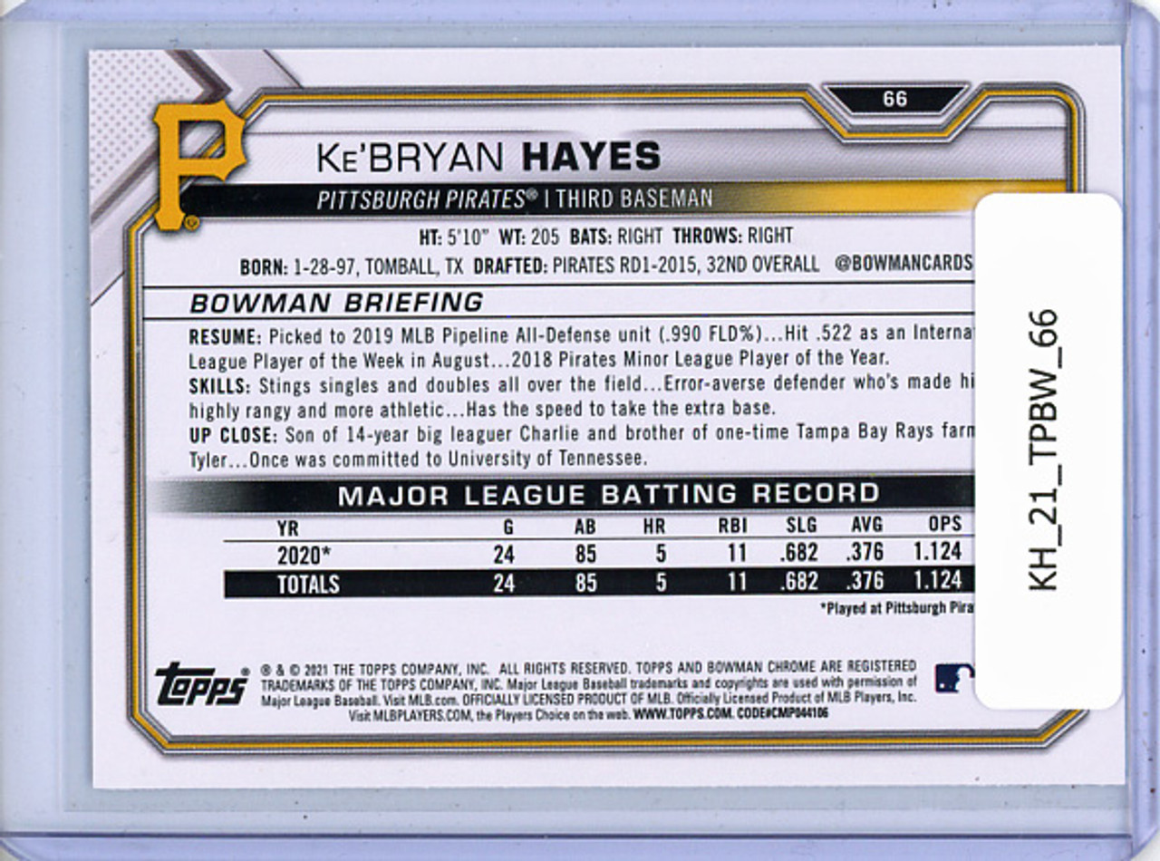 Ke'Bryan Hayes 2021 Bowman #66