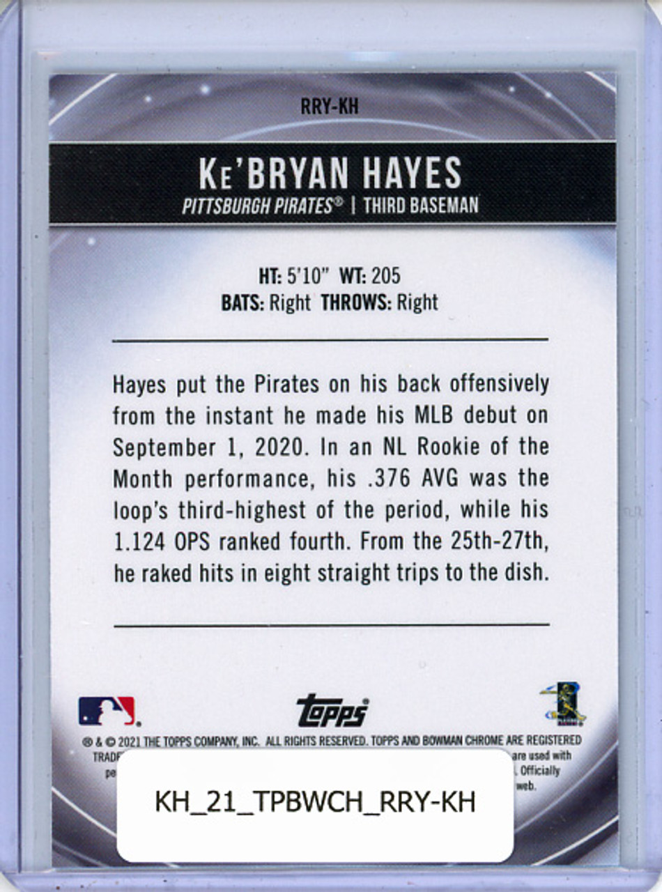 Ke'Bryan Hayes 2021 Bowman Chrome, Rookie of the Year Favorites #RRY-KH