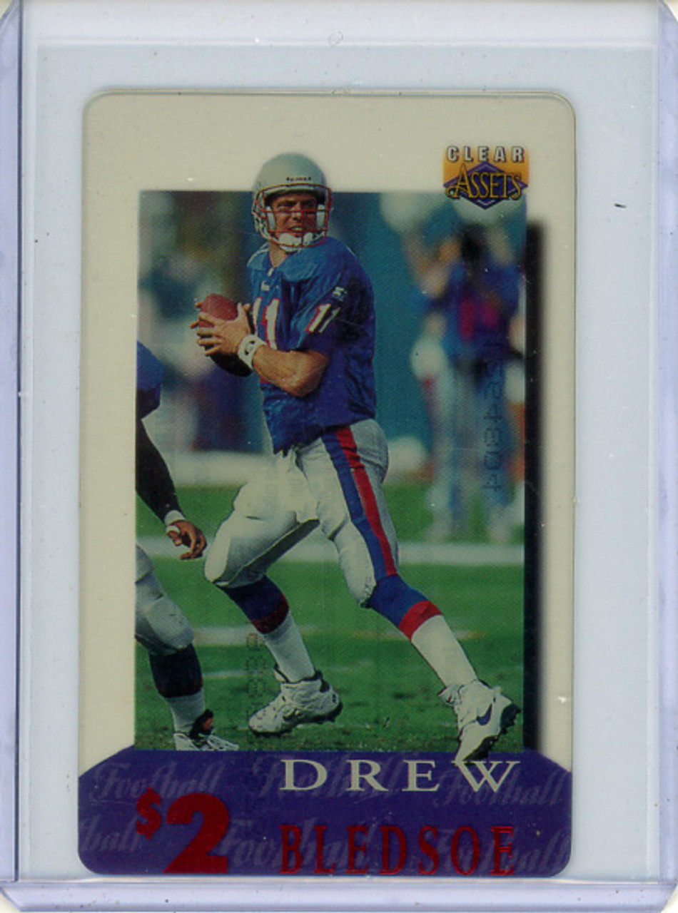Drew Bledsoe 1996 Clear Assets, Phone Cards $2 #12