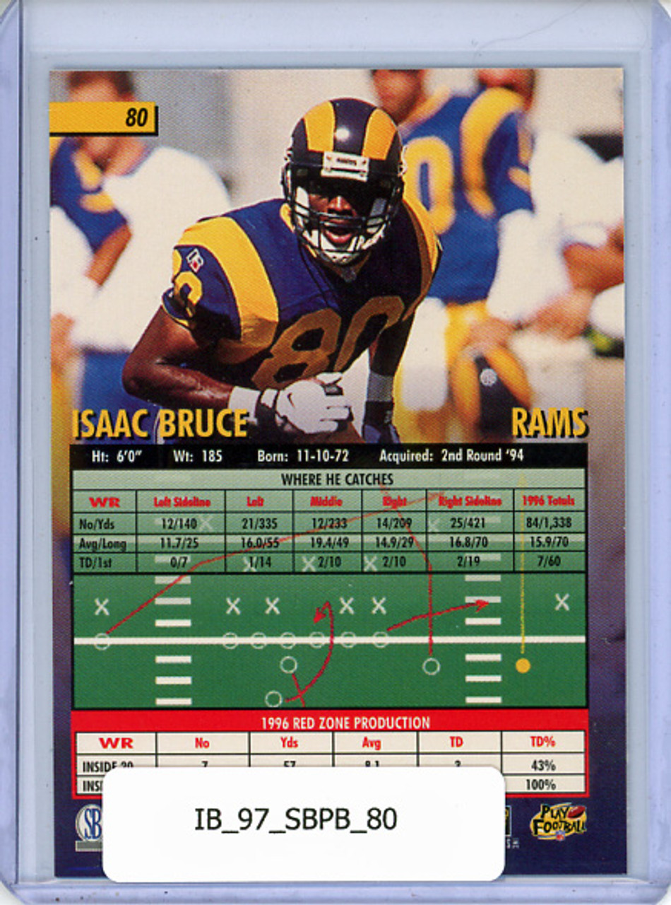 Isaac Bruce 1997 Score Board Playbook #80