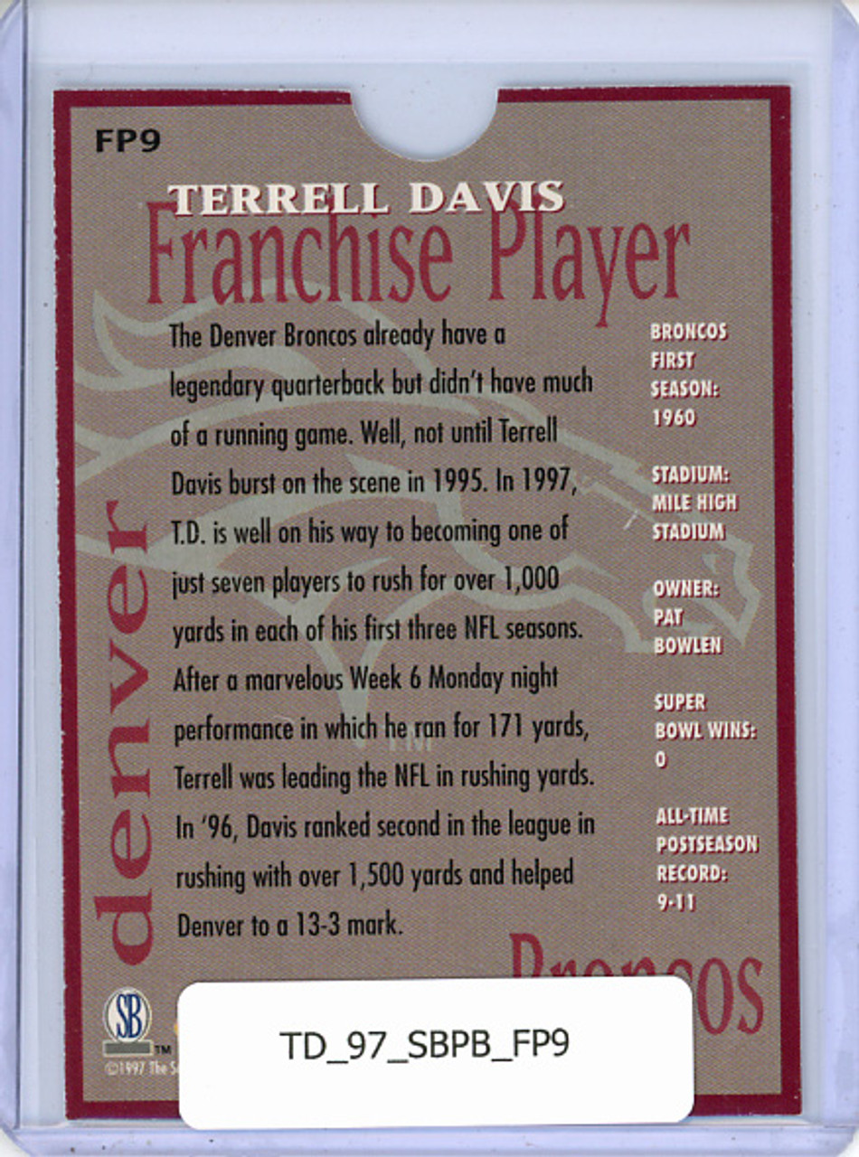 Terrell Davis 1997 Score Board Playbook, Franchise Player #FP9