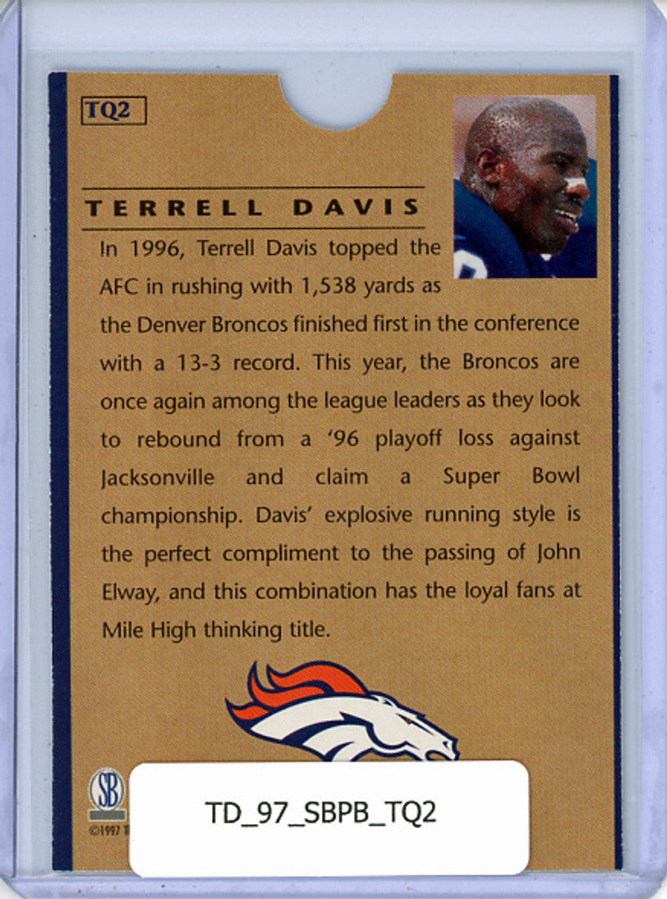 Terrell Davis 1997 Score Board Playbook, Title Quest #TQ2