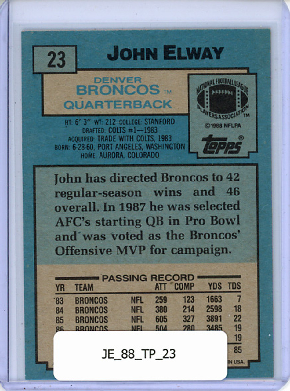 John Elway 1988 Topps #23