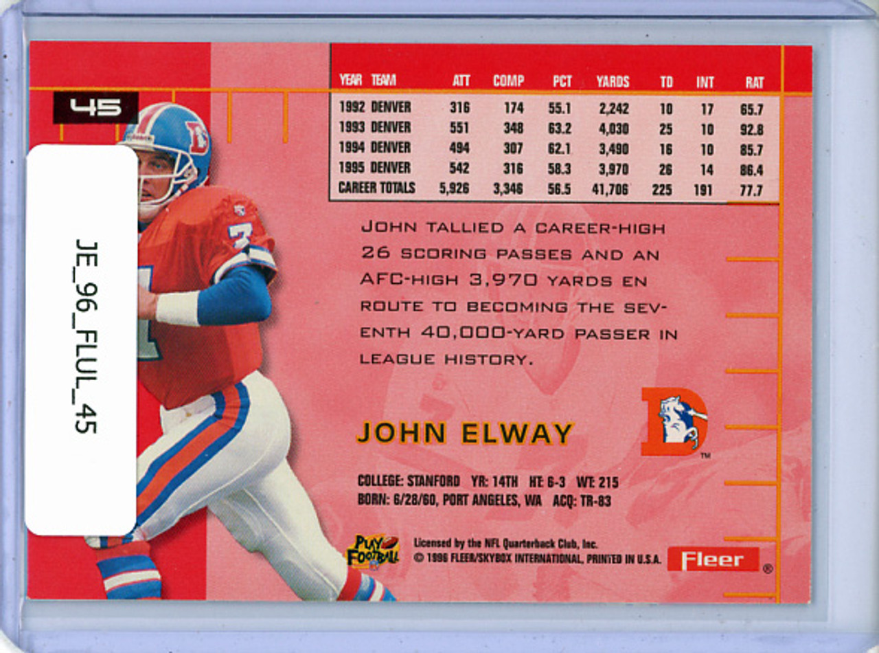 John Elway 1996 Ultra #45