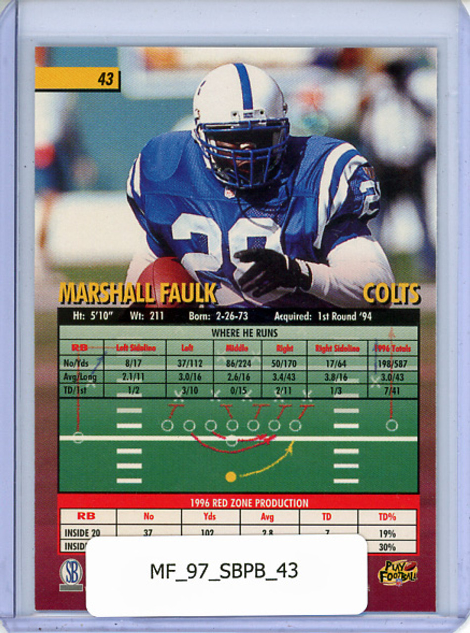 Marshall Faulk 1997 Score Board Playbook #43