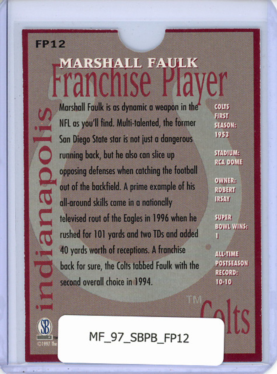Marshall Faulk 1997 Score Board Playbook, Franchise Player #FP12