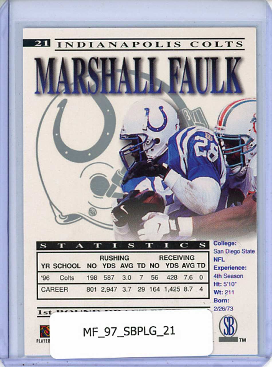 Marshall Faulk 1997 Pro Line Gems #21