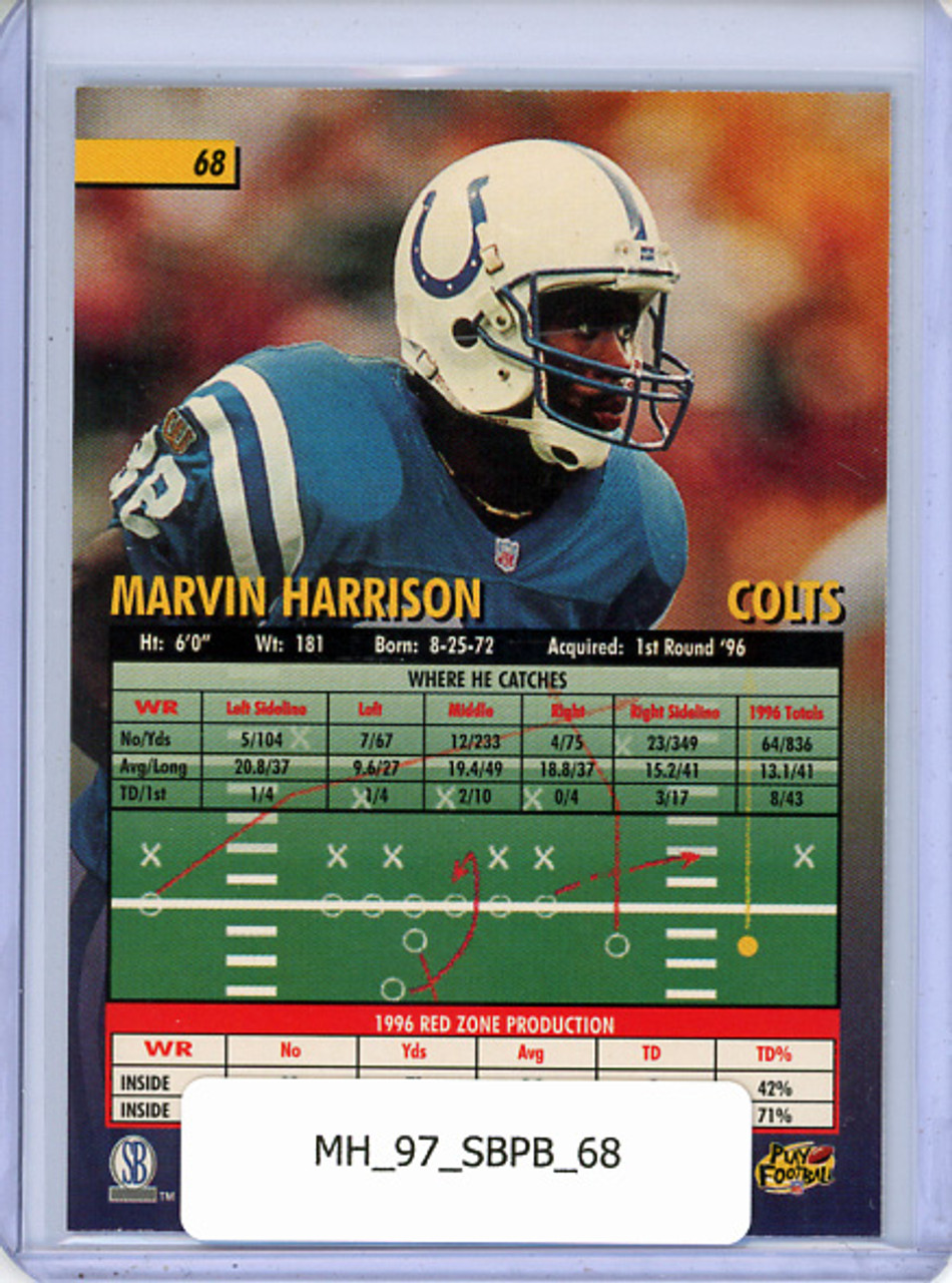 Marvin Harrison 1997 Score Board Playbook #68