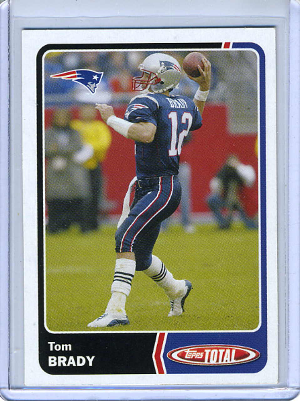 Tom Brady 2003 Topps Total, Team Checklist #TC-19