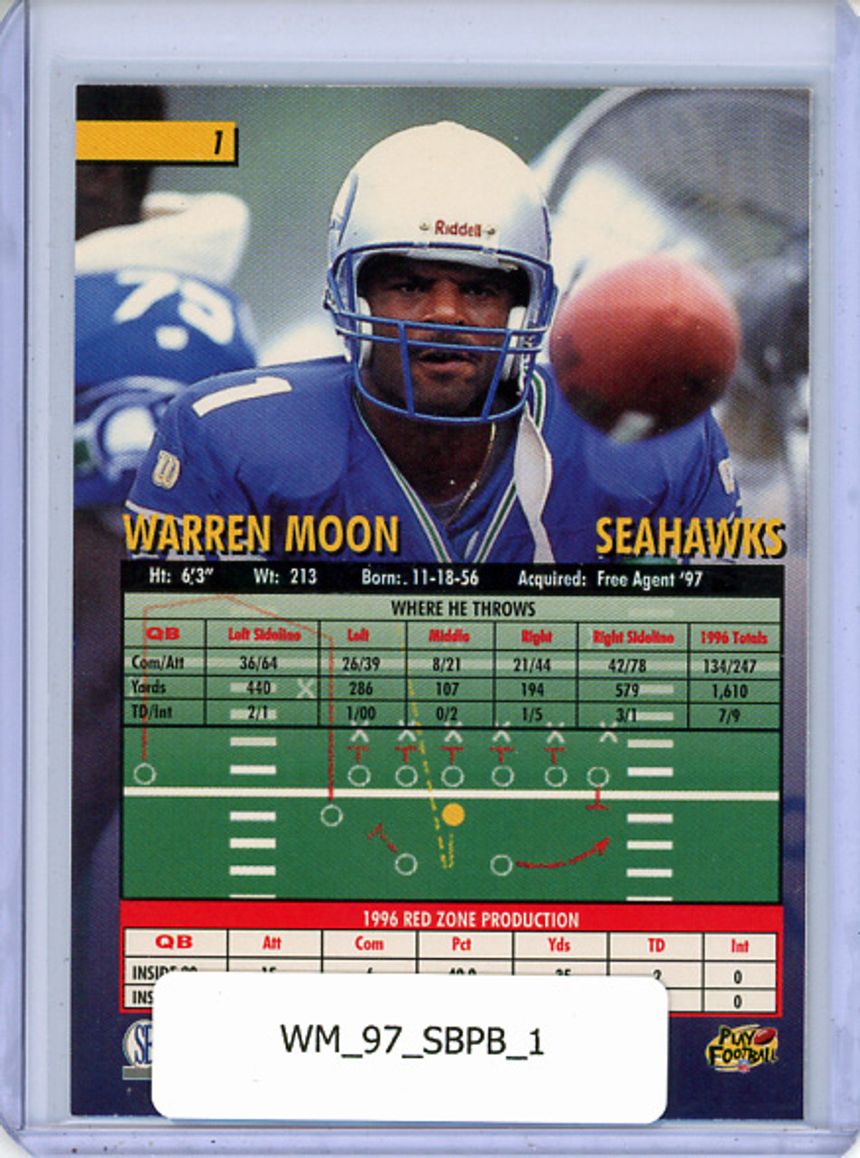 Warren Moon 1997 Score Board Playbook #1