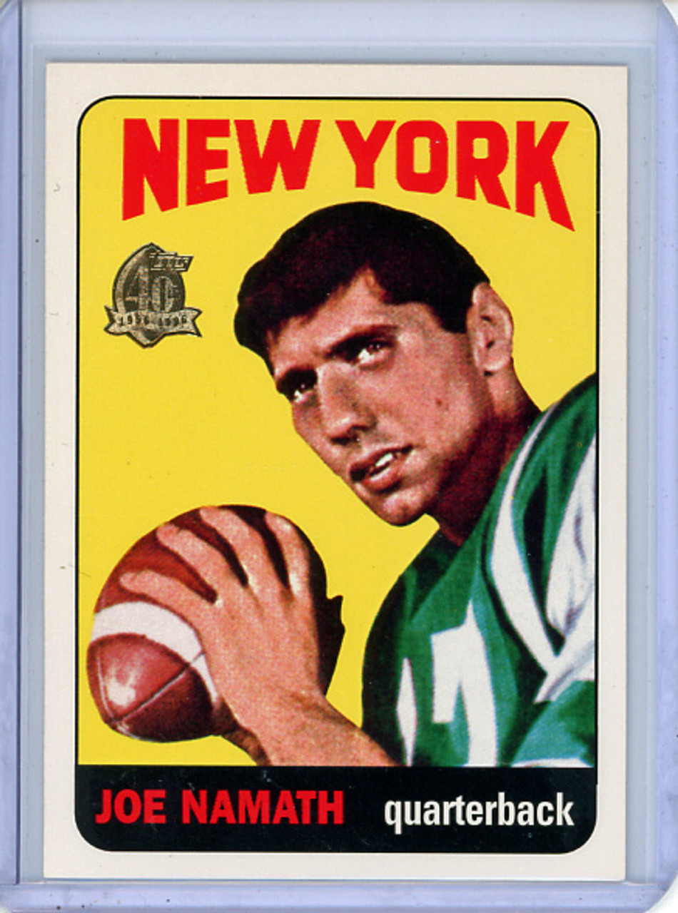 Joe Namath 1996 Topps Namath Reprints #1 1965 Topps