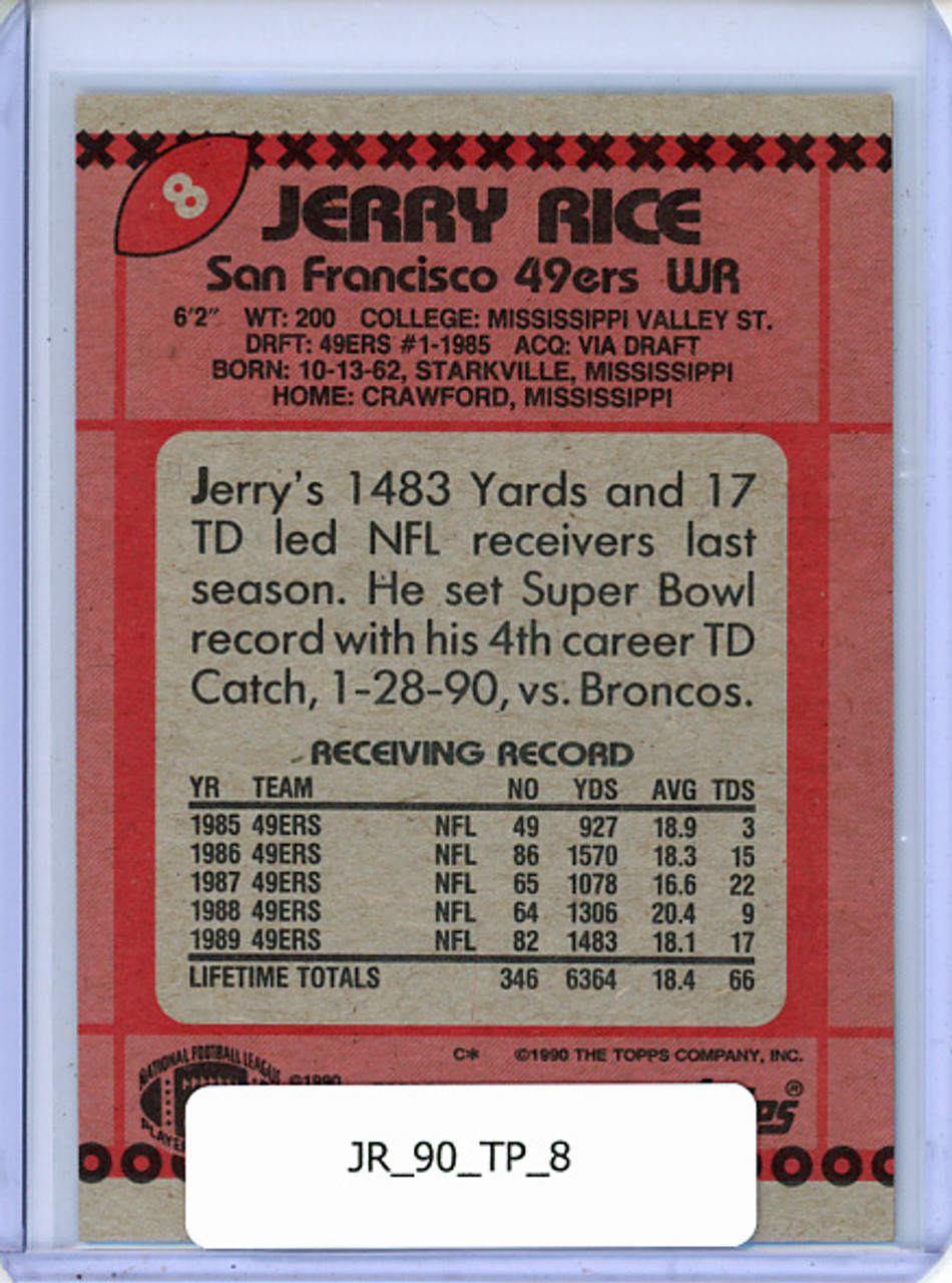 Jerry Rice 1990 Topps #8 All Pro