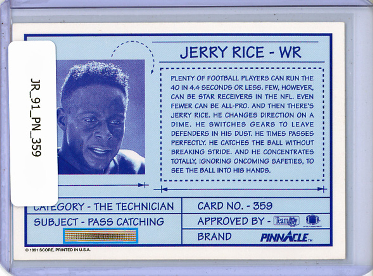 Jerry Rice 1991 Pinnacle #359