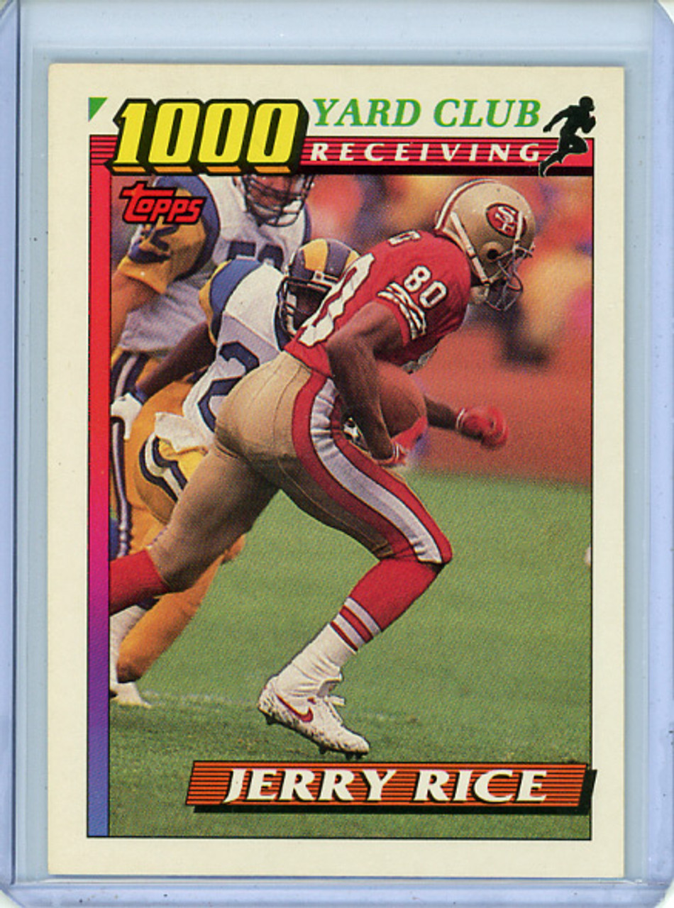 Jerry Rice 1991 Topps, 1,000 Yard Club #1
