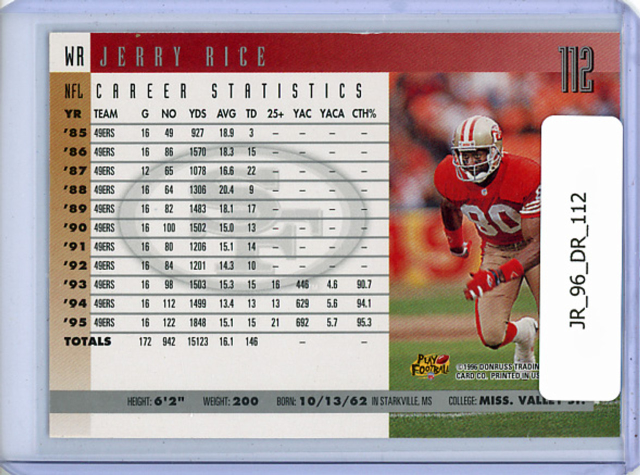 Jerry Rice 1996 Donruss #112