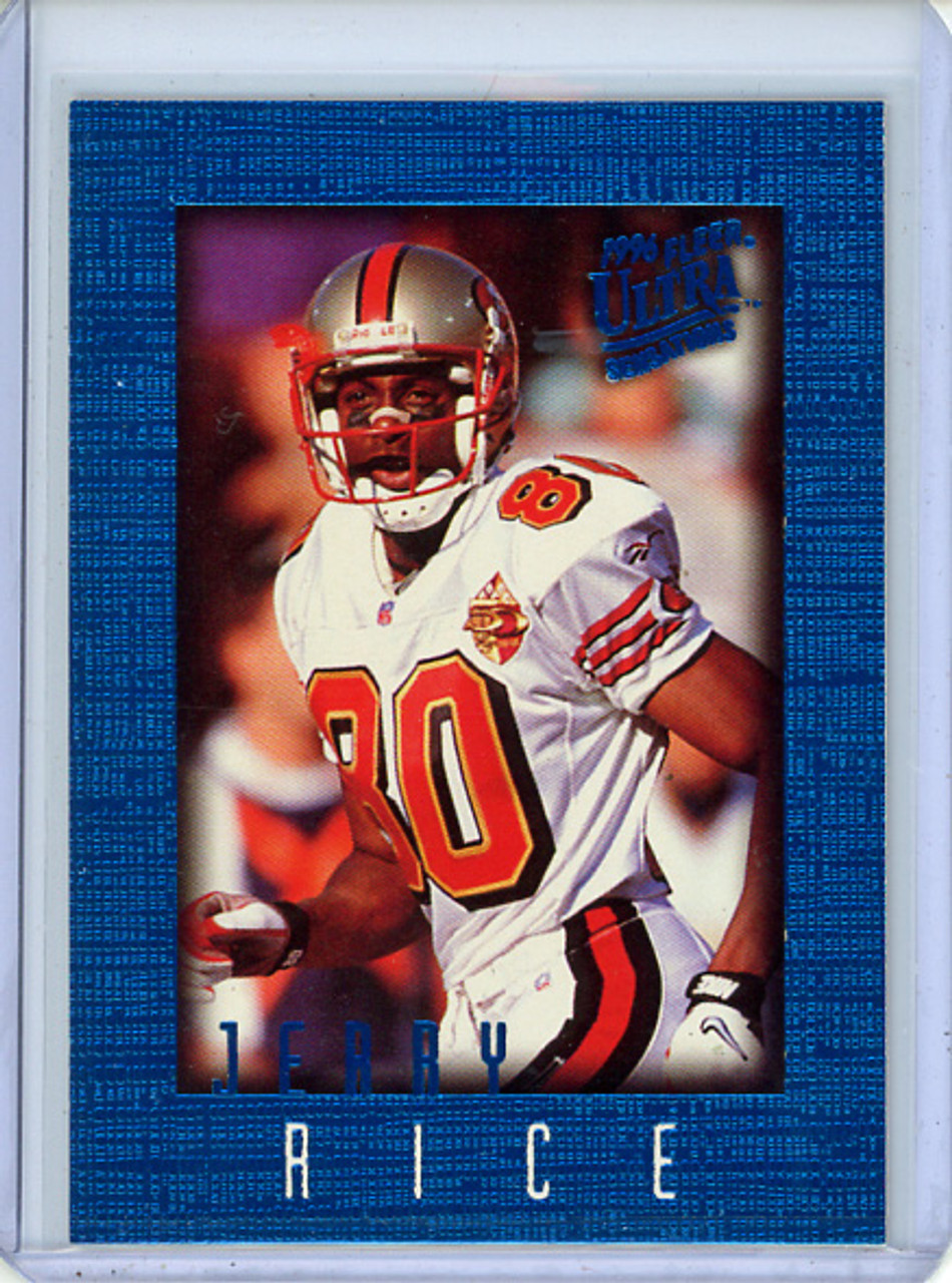 Jerry Rice 1996 Ultra Sensations #91 Blue