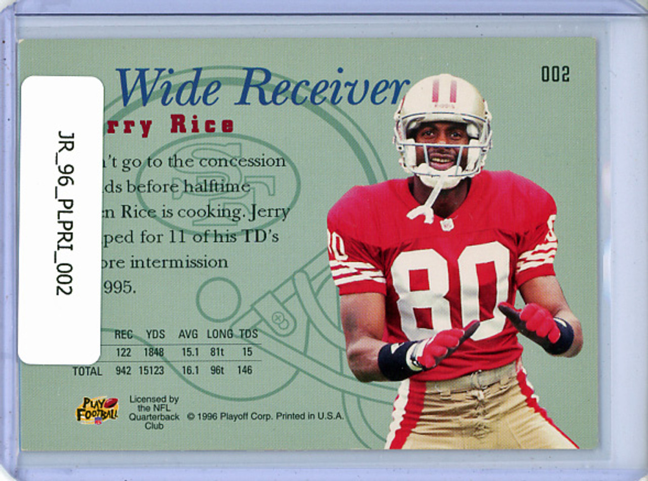 Jerry Rice 1996 Playoff Prime #002