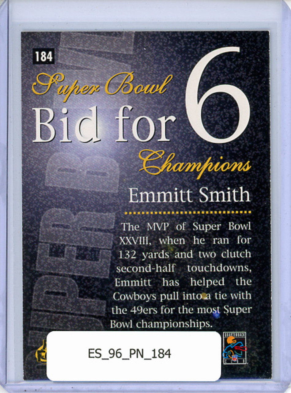 Emmitt Smith 1996 Pinnacle #184 Super Bowl