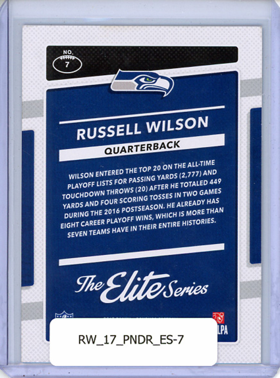 Russell Wilson 2017 Donruss, Elite Series #7