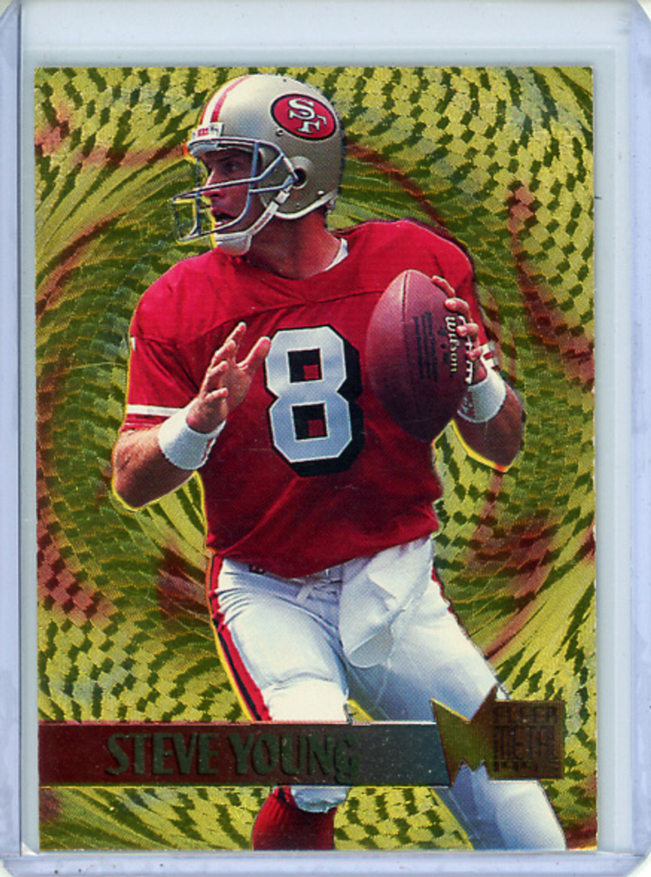 Steve Young 1995 Metal, Gold Blaster #18