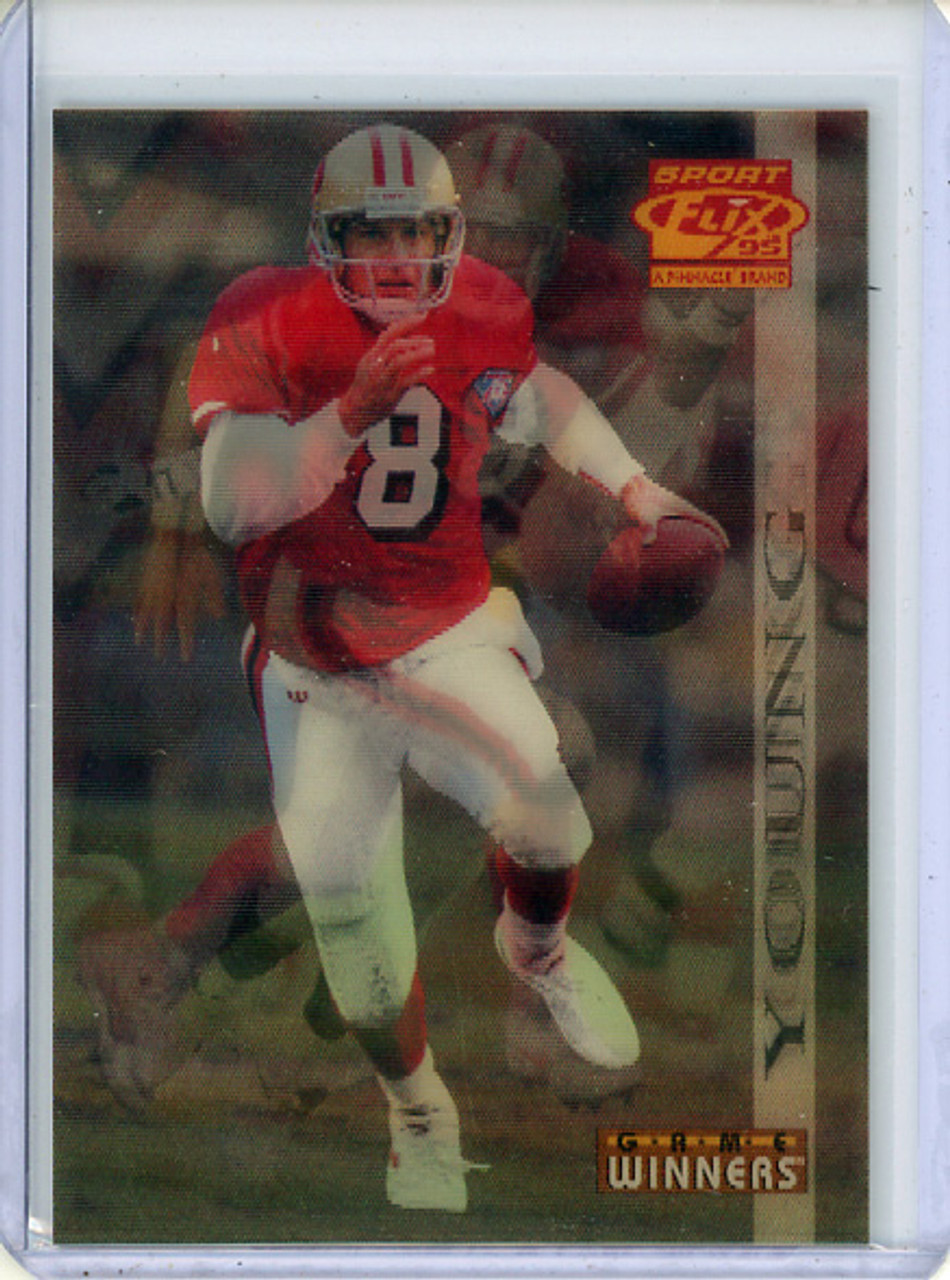 Steve Young 1995 Sportflix #152 Game Winners