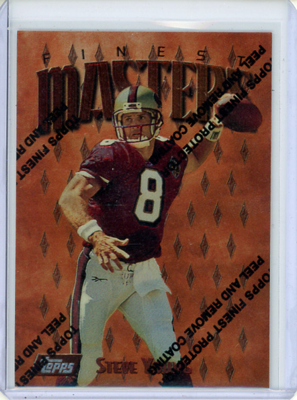 Steve Young 1997 Finest #245 Masters with Coating