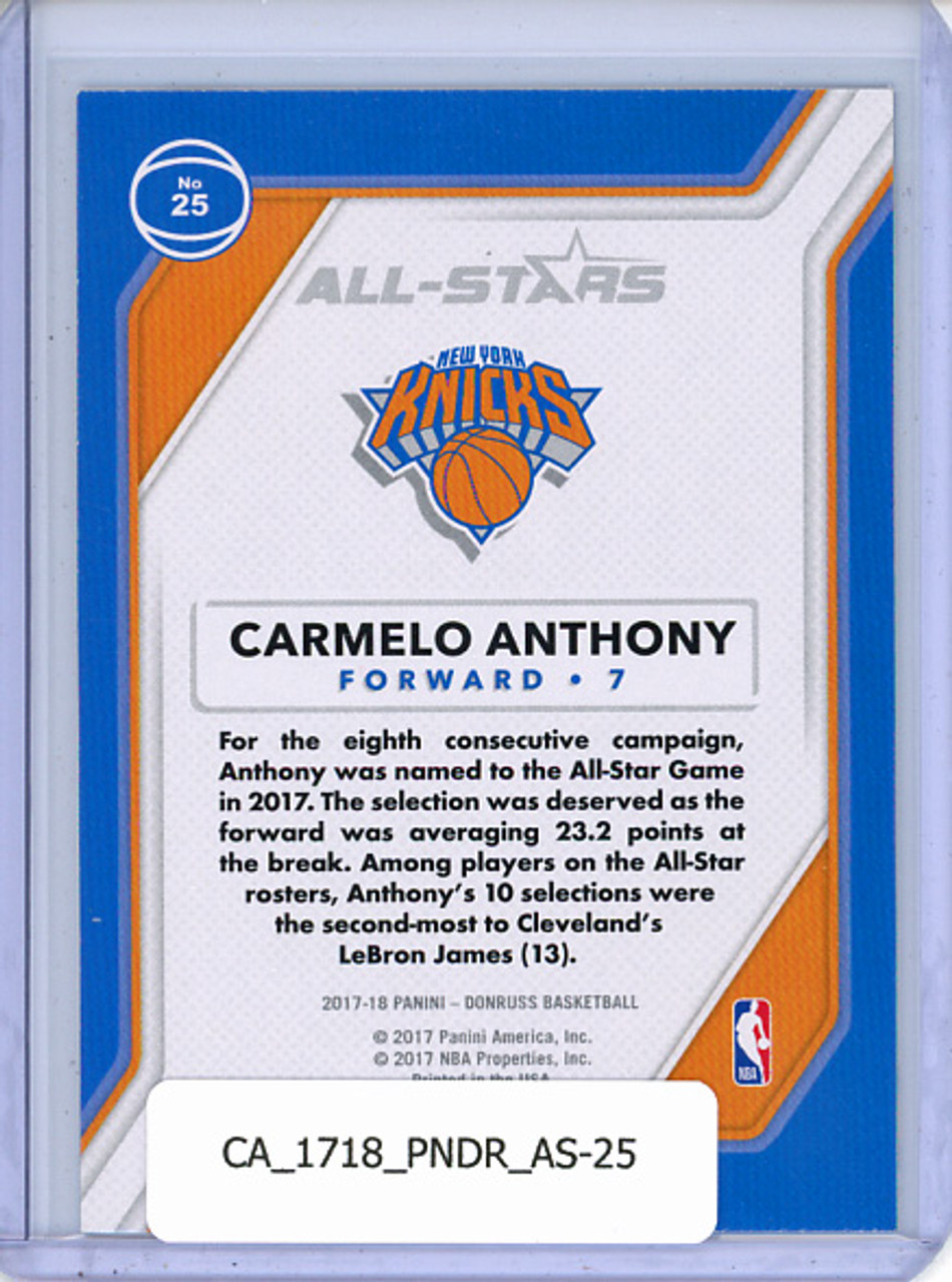 Carmelo Anthony 2017-18 Donruss, All-Stars #25
