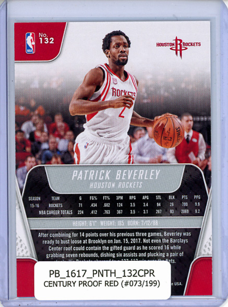 Patrick Beverley 2016-17 Threads #132 Century Proof Red (#073/199)