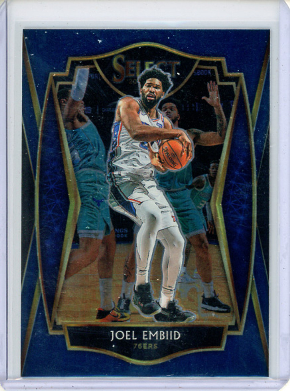 Joel Embiid 2020-21 Select #120 Premier Level Blue Retail