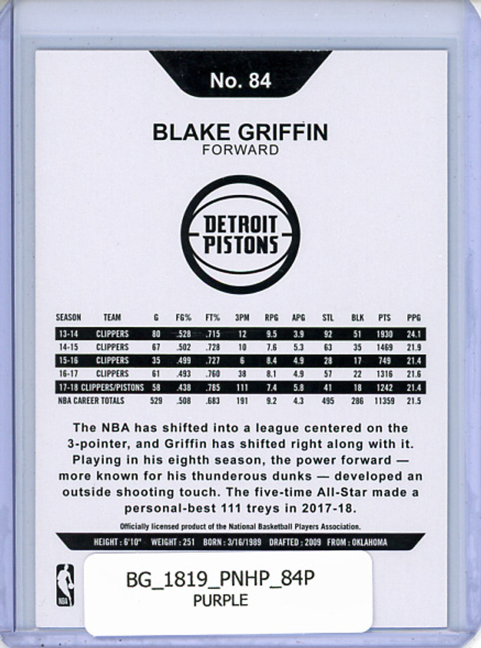 Blake Griffin 2018-19 Hoops #84 Purple