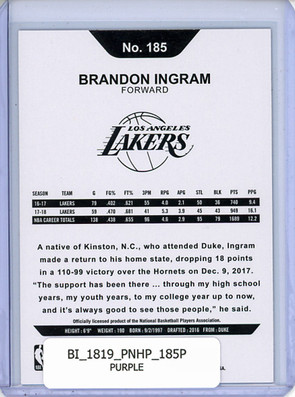 Brandon Ingram 2018-19 Hoops #185 Purple