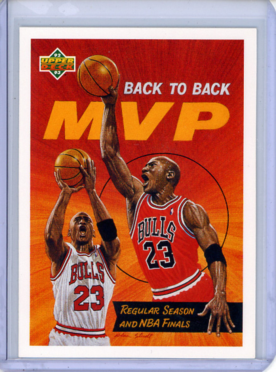 Michael Jordan 1992-93 Upper Deck #67 Back to Back MVP