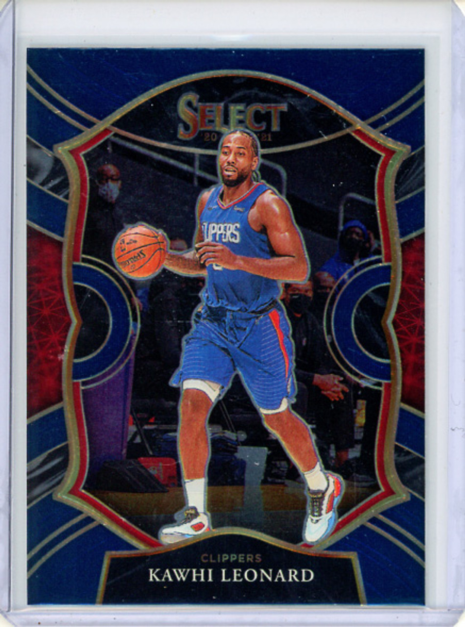 Kawhi Leonard 2020-21 Select #37 Concourse Blue Retail