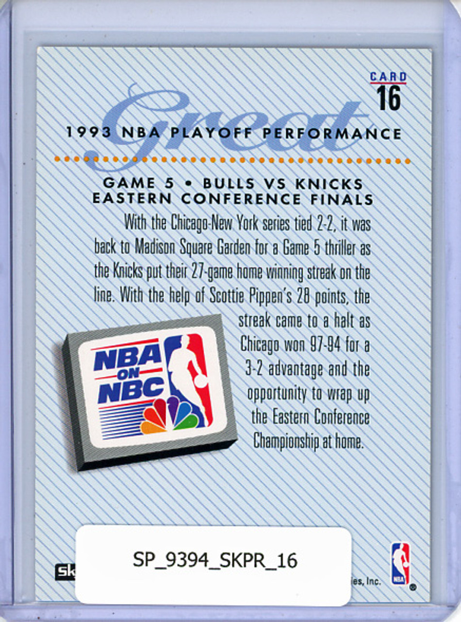 Scottie Pippen 1993-94 Skybox Premium #16 NBA on NBC