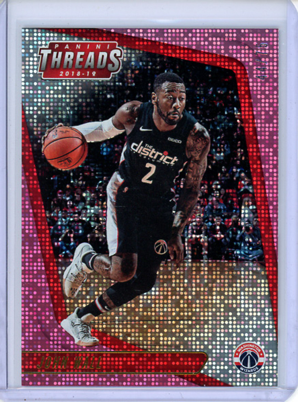 John Wall 2018-19 Threads #98 Dazzle Pink (#44/75)